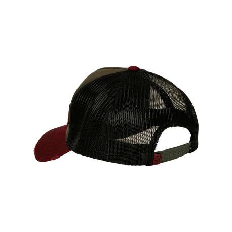 Casquette bordeaux imprimée pourvue d'une fermeture à pression snapback - Image 2