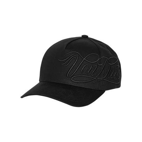 Casquette en coton noire pourvue d'une fermeture à pression snapback - Image 6