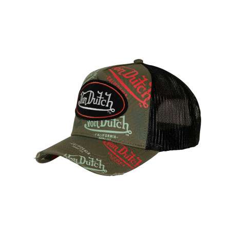 Casquette kaki imprimée pourvue d'une fermeture à pression snapback - Image 6
