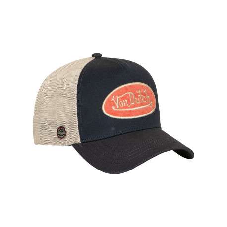 Casquette marine pourvue d'une fermeture à pression snapback
