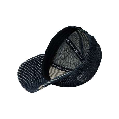 Casquette bleue pourvue d'une fermeture à pression snapback à l'arrière - Image 3