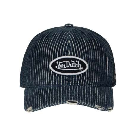 Casquette bleue pourvue d'une fermeture à pression snapback à l'arrière - Image 4