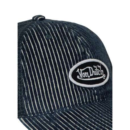 Casquette bleue pourvue d'une fermeture à pression snapback à l'arrière - Image 5