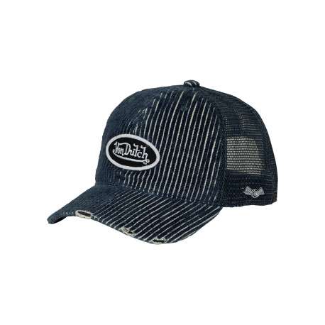 Casquette bleue pourvue d'une fermeture à pression snapback à l'arrière - Image 6