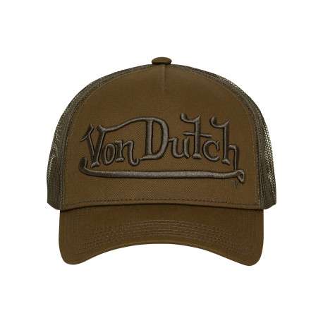 Casquette kaki pourvue d'une fermeture à pression snapback à l'arrière - Image 4