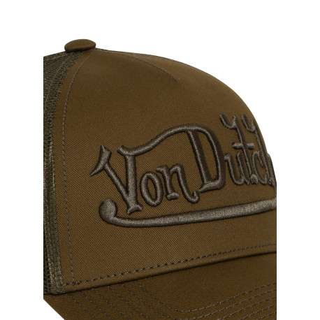 Casquette kaki pourvue d'une fermeture à pression snapback à l'arrière - Image 5