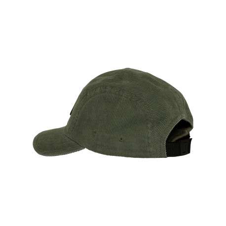 Casquette en coton verte pourvue d'une fermeture strapback à clip - Image 2
