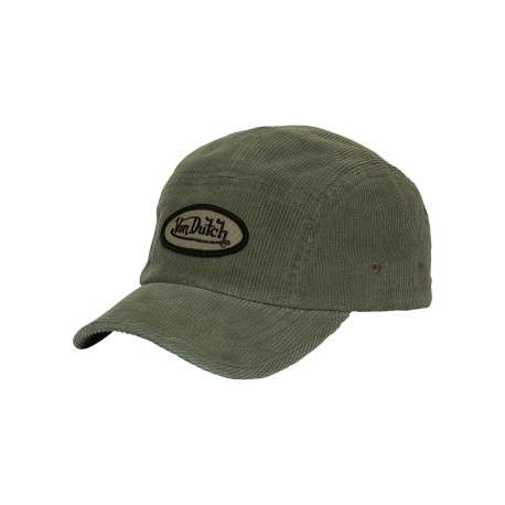 Casquette en coton verte pourvue d'une fermeture strapback à clip - Image 6