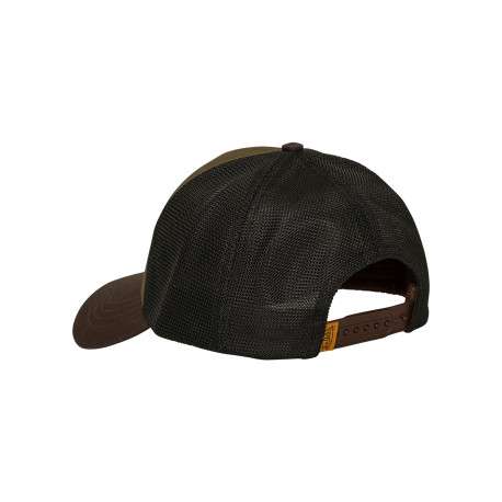 Casquette noire et kaki pourvue d'une fermeture à pression snapback - Image 2