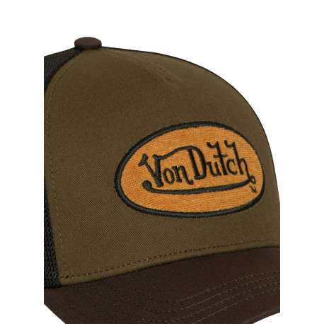Casquette noire et kaki pourvue d'une fermeture à pression snapback - Image 5