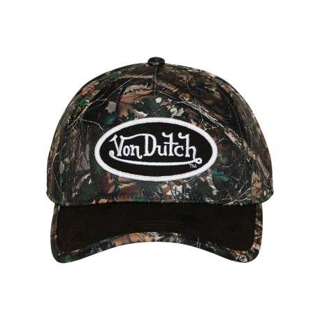 Casquette noire à motifs pourvue d'une fermeture à pression snapback à l'arrière - Image 4