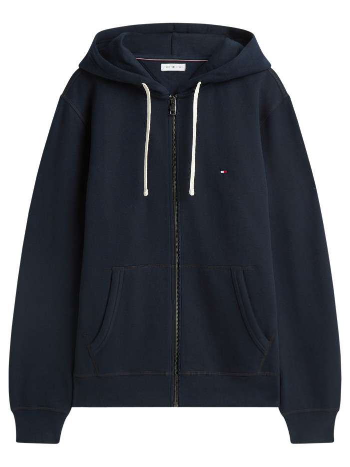 Sweat zippé marine pourvu...