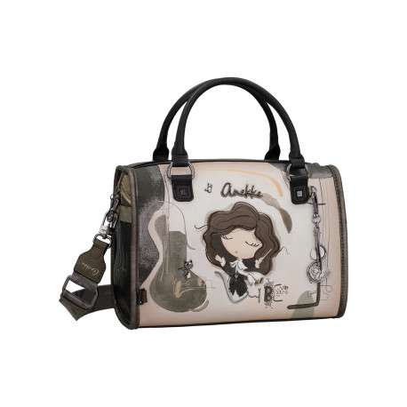 Sac bowling multicolore à illustrations musicales doté de deux anses - Image 3