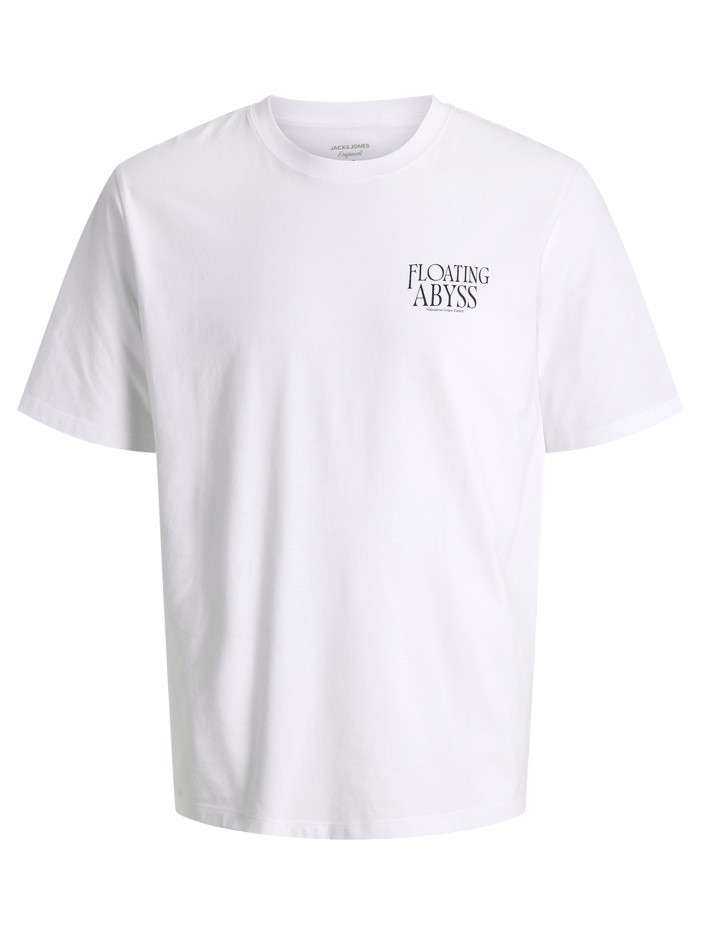 T-shirt en coton blanc...