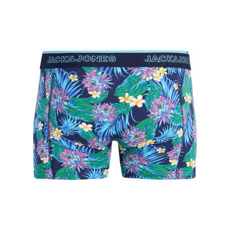 Lot de 3 boxers en coton biologique multicolores pourvus d'une taille élastiquée - Image 2