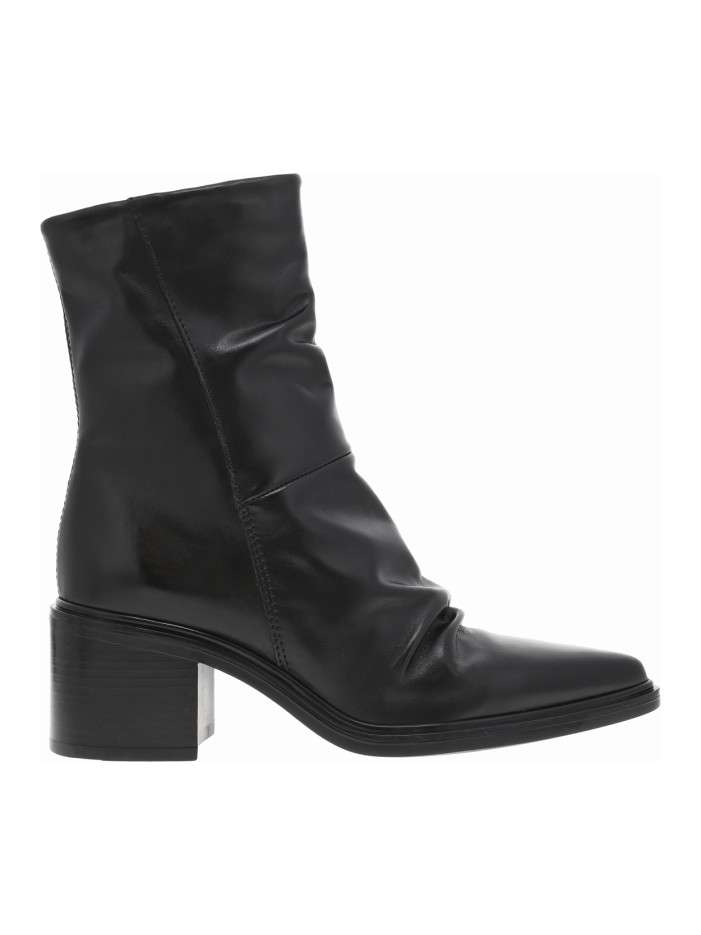 Bottes en cuir bordeaux...