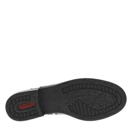Boots en cuir bronze à talon décroché bas avec un zip et un soufflet élastiqué - Image 11
