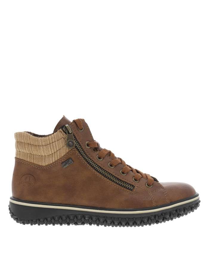 Bottines cognac à talon...