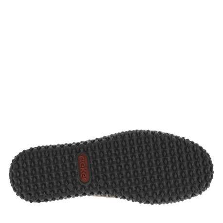 Bottines cognac à talon plat avec des lacets et deux zips latéraux - Image 6