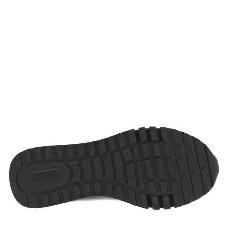 Mocassins en vernis bordeaux avec semelle à talon plat et maillons décoratifs - Image 6