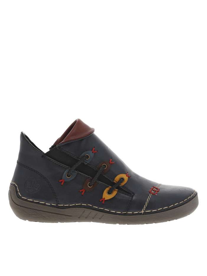 Boots bleu marine à talon...
