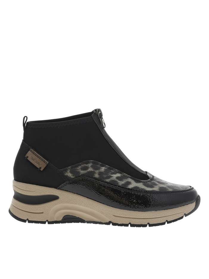 Boots noires avec imprimé...