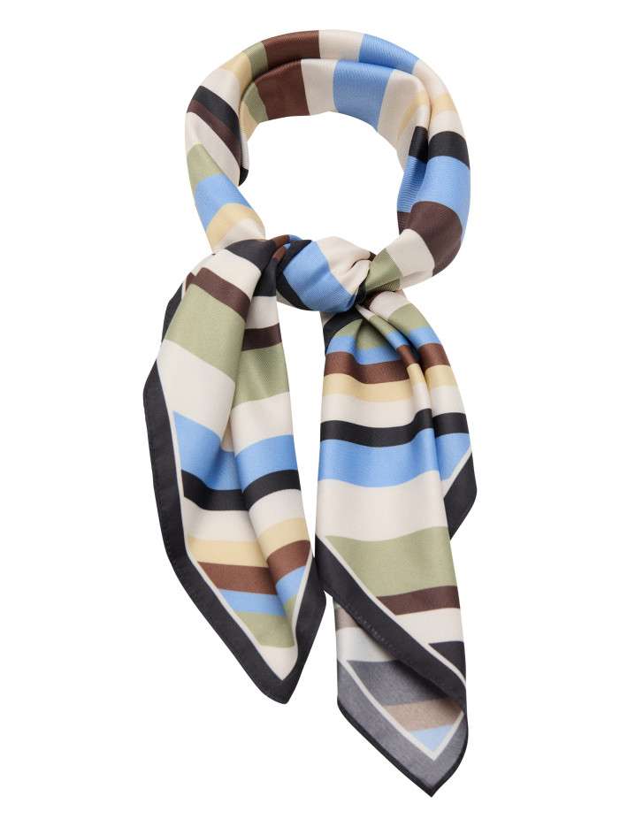 Foulard multicolore avec...