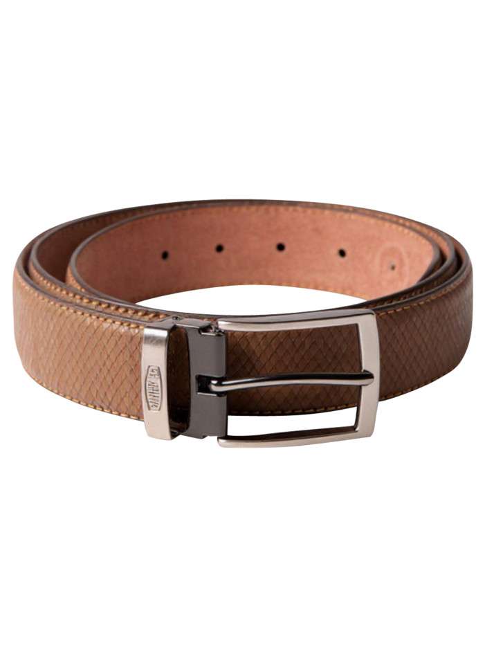 Ceinture marron en cuir de...