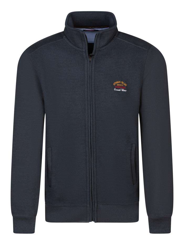 Gilet anthracite uni à...