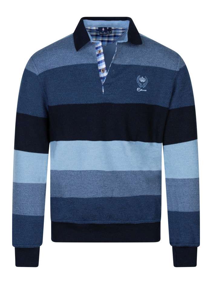 Sweat manches longues bleu...