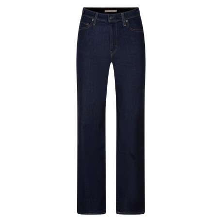 Jean droit taille haute Levi's 723 High-Rise Straight coloris bleu foncé