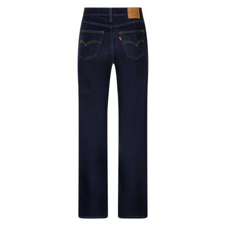 Jean droit taille haute Levi's 723 High-Rise Straight coloris bleu foncé - Image 2