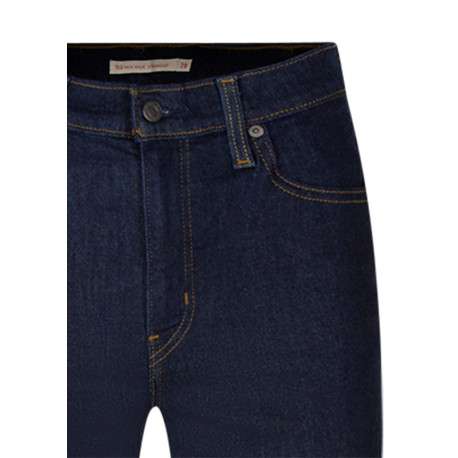 Jean droit taille haute Levi's 723 High-Rise Straight coloris bleu foncé - Image 3