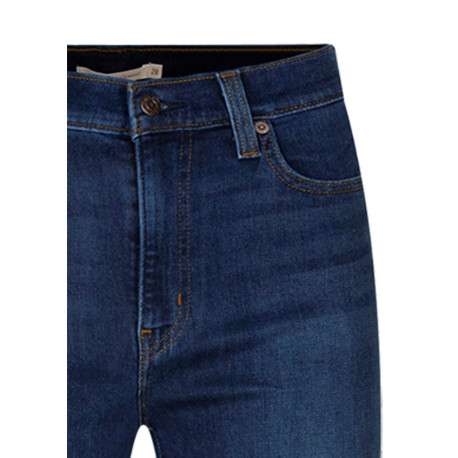 Jean droit taille haute Levi's 723 High-Rise Straight à délavage nuancé de blanc - Image 3