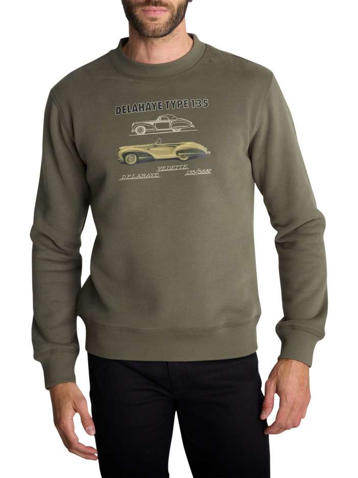 Sweat-shirt à col rond...