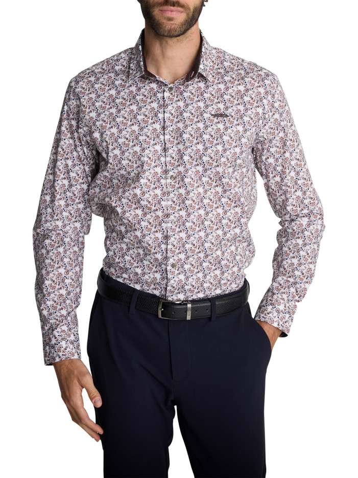 Chemise en coton blanc...