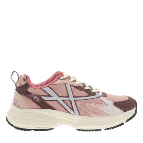 Baskets running Andor SD à empiècements superposés multicolores et des lacets