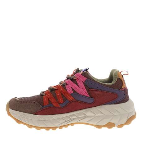 Baskets running Dom multicolores à talon plat pourvues de lacets - Image 3