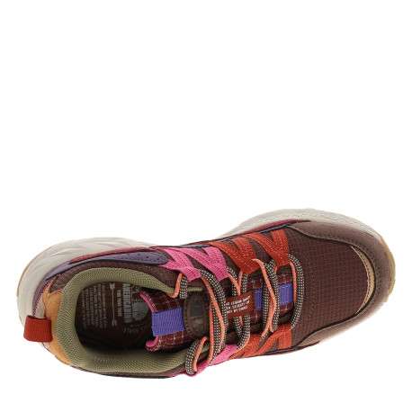 Baskets running Dom multicolores à talon plat pourvues de lacets - Image 5