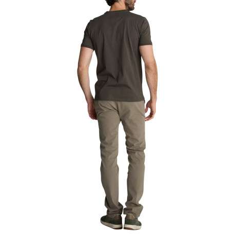 T-shirt en coton à col rond vert kaki orné d'un imprimé sérigraphié automobile - Image 2