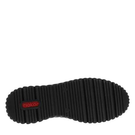 Sneakers noires à motif brillant pourvues d'une semelle en relief - Image 6