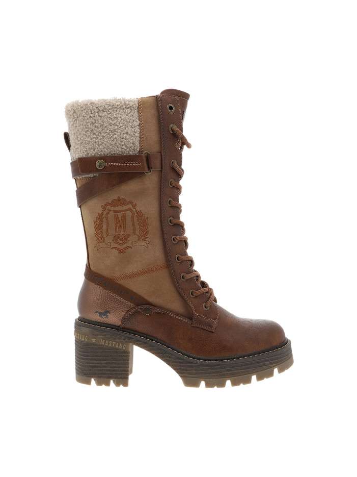 Bottes taupe à talon...