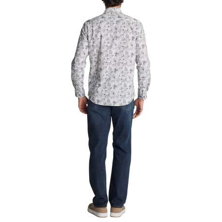 Chemise en coton multicolore à motifs floraux pourvue d'une coupe droite - Image 2