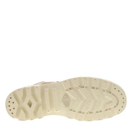 Bottines en cuir taupe à talon plat avec des lacets et un zip latéral - Image 6