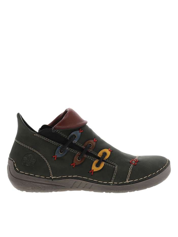 Boots simili cuir noir avec...