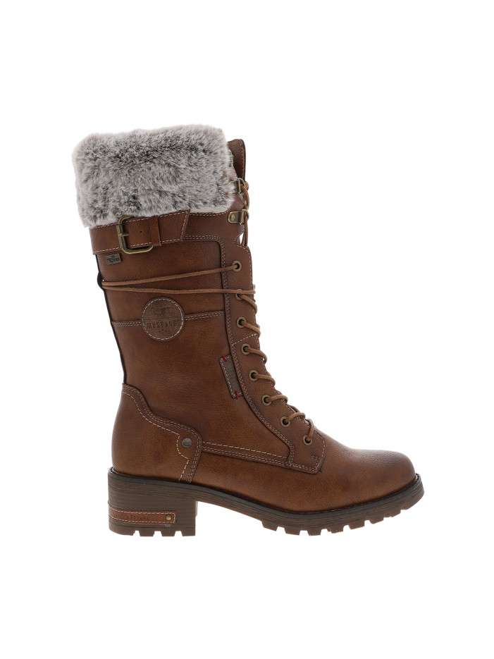 Bottes marron à talon...
