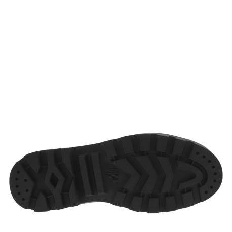Bottines en cuir marron à talon décroché bas avec des lacets ronds - Image 6