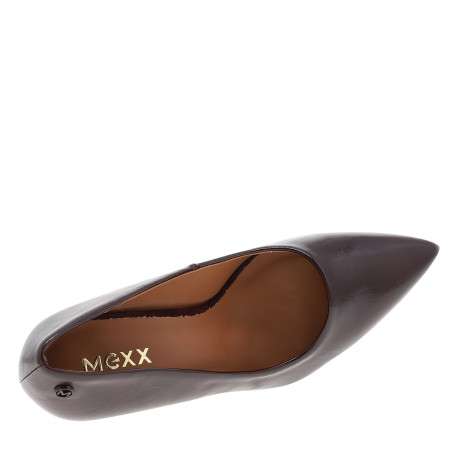 Escarpins au décolleté simple bordeaux avec un talon effilé à décroché moyen - Image 5