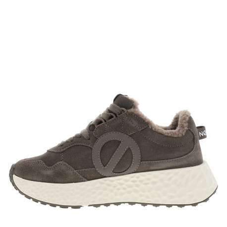 Baskets running Carter Jogger en cuir grises à talon compensé bas - Image 3