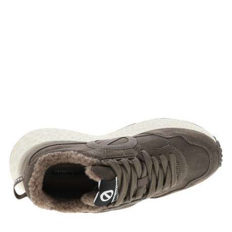Baskets running Carter Jogger en cuir grises à talon compensé bas - Image 5